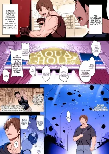 [Onanism (Jun)] Awasamehime Akula | Bubble Shark Princess Akula ("Ajin Fuuzoku" Comic Anthology) [Spanish] [Colorized] [Decensored] [Lanerte] manga cover