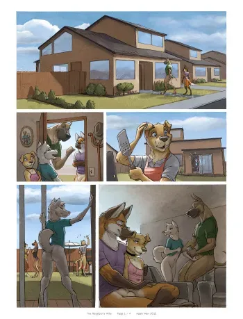 [Zaush] The Neighbor's Wife manga cover