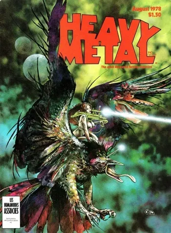 Heavy Metal 1978-08-Vol-02-#04 August manga cover