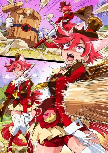 [Mucha] Cure Chocolat (Kirakira PreCure a la Mode) manga cover