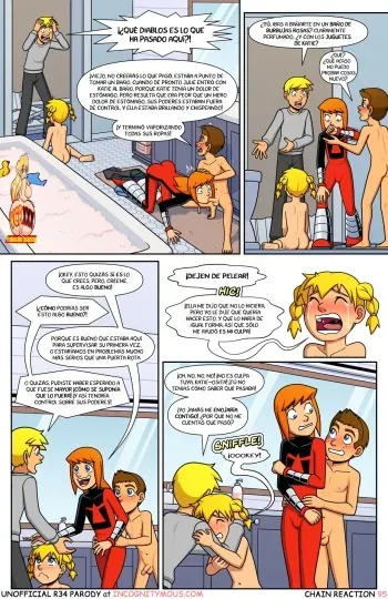 [Incognytimous] Power Pack Chain Reaction 3 (Power Pack) [Spanish] [Ferrand85] Ongoing manga cover