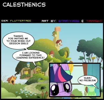 [Tiarawhy] Calesthenics (My Little Pony: Friendship is Magic) manga cover