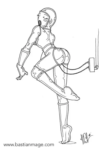 [Transformation Latex] Sebastian Blackcat: Anime Original Art manga cover