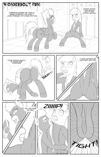[Ookamithewolf1] Wonderbolt Fun (My Little Pony Friendship Is Magic) manga cover