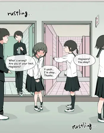 [Sena] Marumie no Toire o Tsukau Onnanoko I A girl using a toilet that is completely visible (Scat Version) [English] manga cover