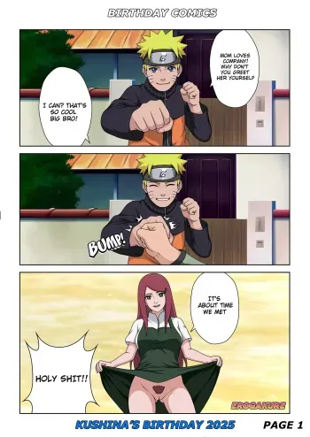 Kushina's Birthday By Erogakure manga cover