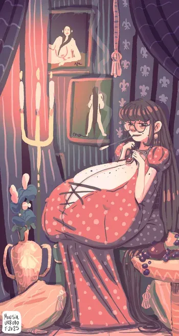 Beatrice, The greedy art collector by monsieur robot manga cover
