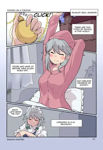 Touhou on a Tuesday by kurocazenosora/drblackjack manga cover