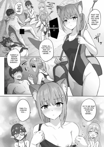 Shiroko to Mizugi Ecchi manga cover