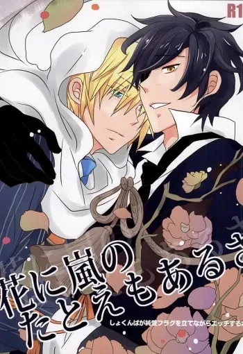 (Hyattou Ryouran ~Kimi no Heart o Shirahadori~) [Gindama Explorer (Hinode Haim)] Hana ni Arashi no Tatoe mo Aru sa (Touken Ranbu) manga cover