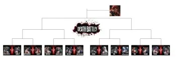Queen of Fighters - Death Battle Tournament [AI Generated] manga cover