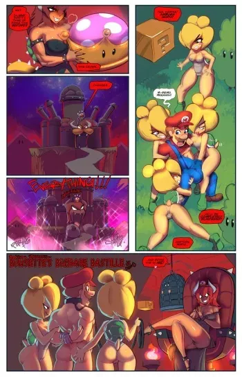 [Fred Perry] Bowsette's Bondage Bastille (New Super Mario Bros. U Deluxe) manga cover