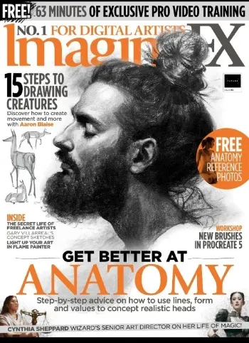 ImagineFX 2020-02 - Get Better At Anatomy [English] manga cover