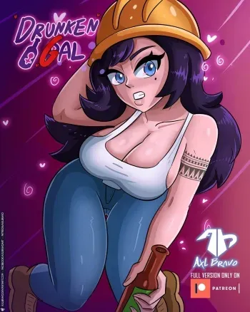 Drunken Gal [AX3LBRAVO] - 1 . Drunken Gal - english manga cover