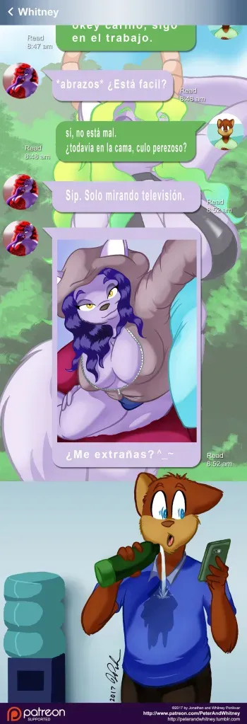 [PeterAndWhitney] Whitney Selfie (Spanish) manga cover