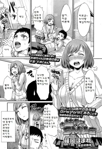 [Shinooka Homare] Onee-chan no SM Kouza (Girls forM Vol. 02) [Korean] manga cover