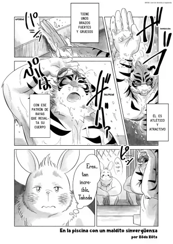 [Uguisu Pan (Koda Kota)] Boku to Pool to Mujikaku Baka to | En la piscina con un maldito sinvergüenza [Spanish] [Digital] manga cover