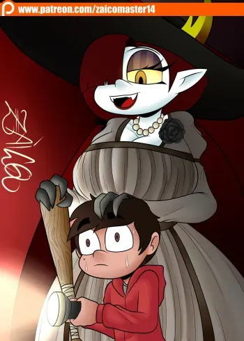 [Zaicomaster14] A vampire's prisoner (Star vs. The Forces of Evil) manga cover
