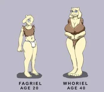 The Fantastic Asslick Realms of Fagriel and Whoriel manga cover