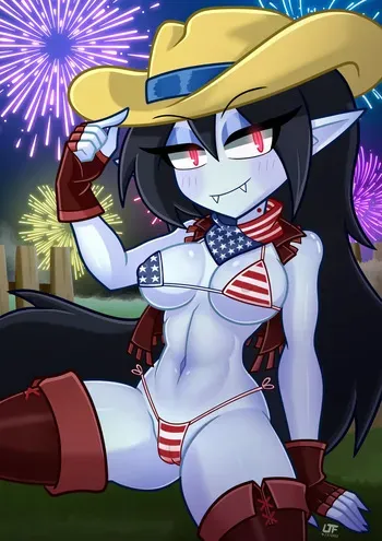 [Lezaki] Marceline the Cowboy (Adventure Time) manga cover