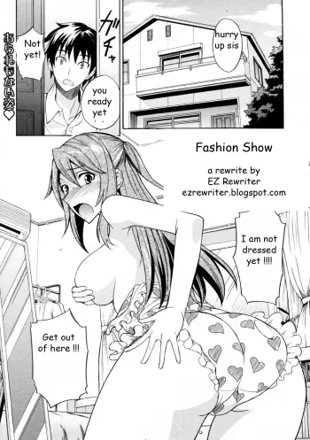 Fashion Show manga cover