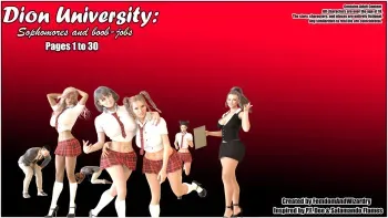 Dion University: Sophomores and boob-jobs manga cover