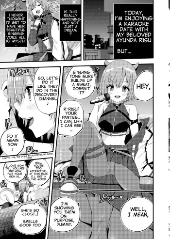 Karaoke Date with Risu manga cover