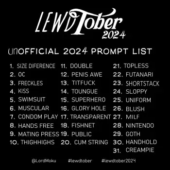 [PurpleEyeBags] Lewdtober 2024 manga cover