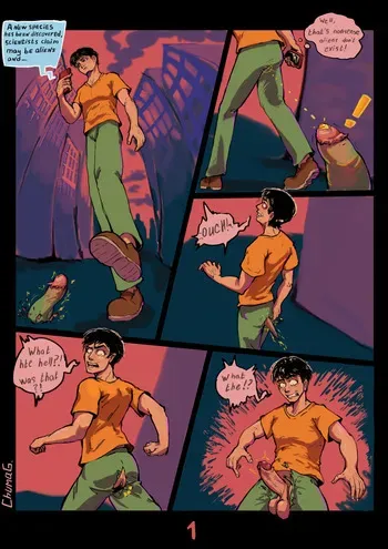 [ChumaGrach] A Strange Comic About Aliens manga cover