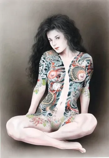 KANAME OZUMA-The Jaoanese tatoo art manga cover