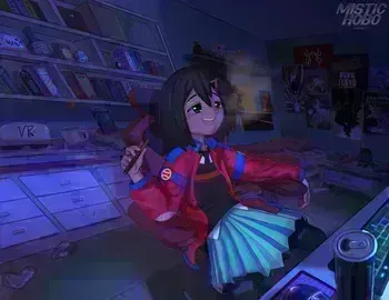 [Mistic Hobo] Peni Parker blaze it! (Into the Spider-Verse) manga cover