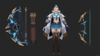 arena of valor character 3d model 003 tel'annas navy cadet manga cover