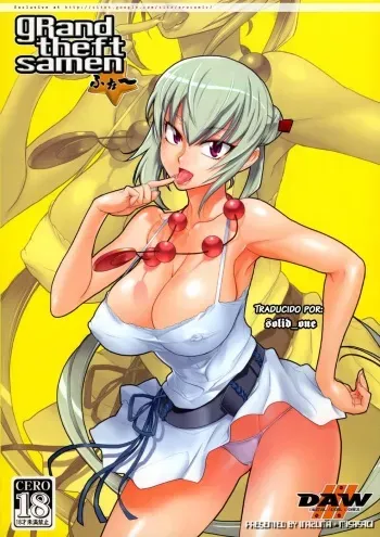 (C75) [DIGITAL ACCEL WORKS (INAZUMA.)] gRand theft samen four~ (Zettai Karen Children) [Spanish] [solid_one] manga cover