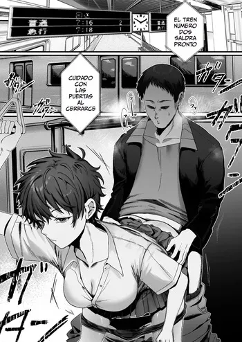[Alisame] Boyish Joshi ni Densha de…｜Una chica Tomboy en el Tren [Spanish] [Me Banearon x P3NDEJ0] manga cover