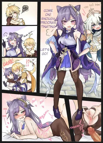 Genshin R18 Keqing-chan no Usui Hon manga cover