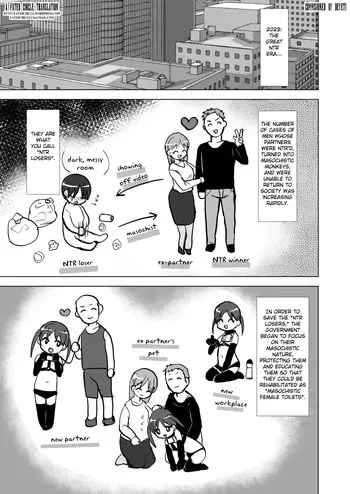 [Ani ga Saru (Takashi)] NTR Make Otoko Maso Mesu Benki-ka Keikaku [English] [Fated Circle] manga cover