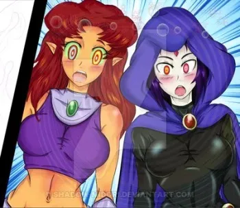 [Shadow-Midori] Girls Fight (Teen Titans) manga cover