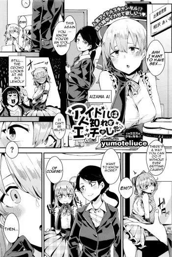 Idol wa Hitoshirezu Ecchi ga Shitai manga cover