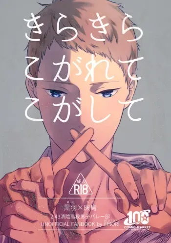 (C100) [BIOTOFU (Emori)] Kirakira Kogarete Kogashite (2.43: Seiin High School Boys Volleyball Team) manga cover