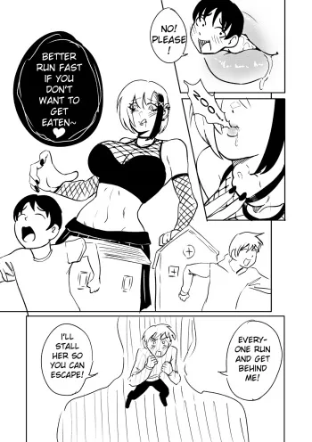 Goth Giantess Vore 1 manga cover