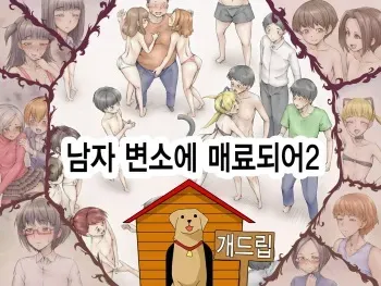[Zenra QQ] Danshi Benjo ni Miserarete 2 [Korean] [Team Dog Drip] manga cover
