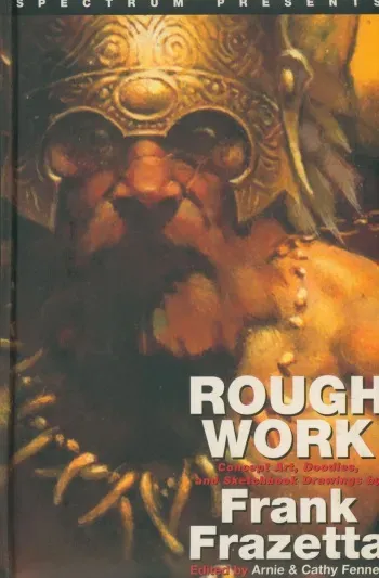 Rough Work: Concept Art, Doodles, and Sketchbook Drawings by Frank Frazetta manga cover