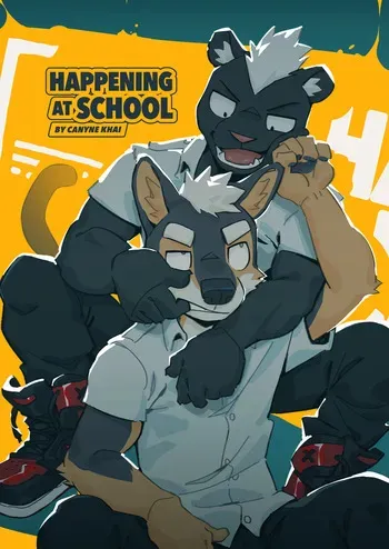 [Canyne Khai] Happening at School (4K) manga cover
