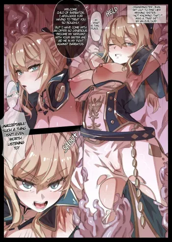 The Fallen Female Knight Jean manga cover