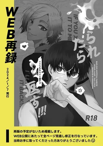 [nishinanona (Nishina)] XX raretara XX kaesu!! (Blue Lock) [Digital] manga cover