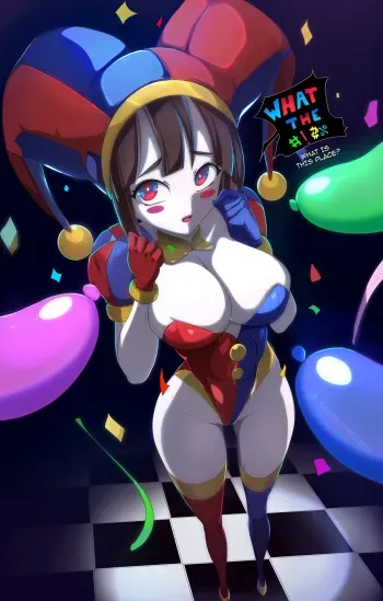 [Felox08] Pomni (The Amazing Digital Circus) manga cover