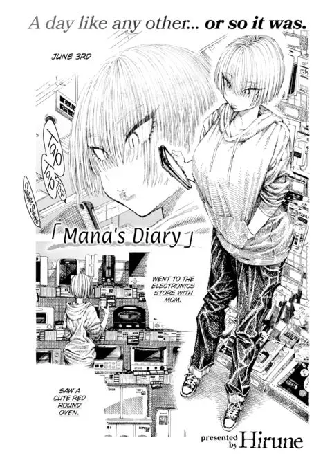 Mana's Diary manga cover