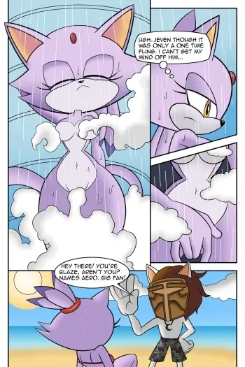 [Mobian Monster] Blaze Beach (Sonic The Hedgehog) manga cover
