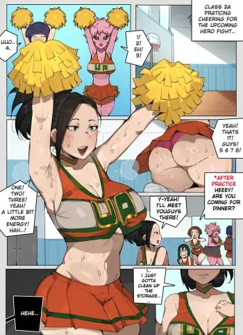 [Elijahzx (ELZX) (Bobtheneet)] Secret Cheerleading Practice (My Hero Academia) manga cover