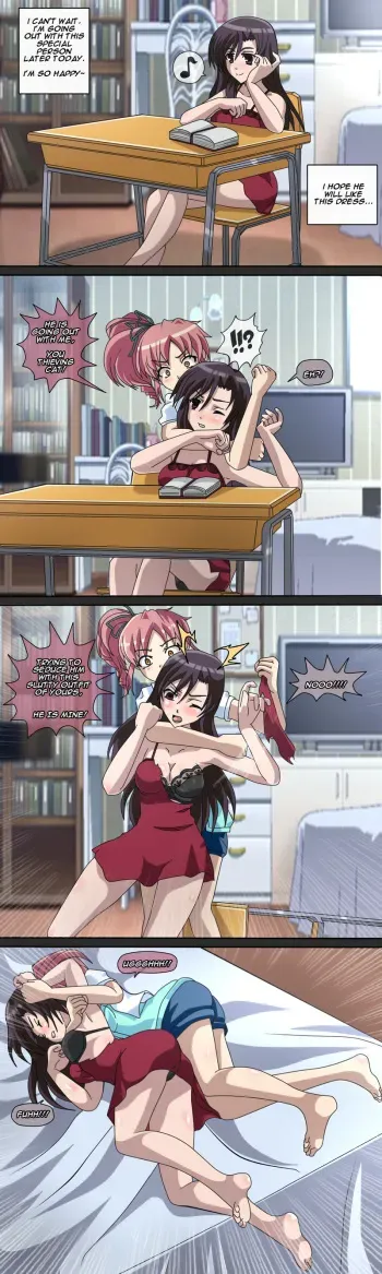[Banagherlinks] Yandere Catfight:kotohana vs haruka rematch manga cover